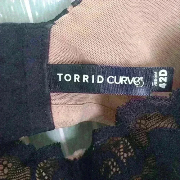torrid curve Lace Plus Size Bra Black - Picture 8 of 13